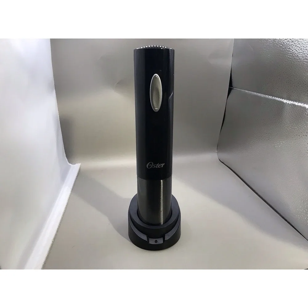 Oster Electric Wine Bottle Opener New‎ In Box Tested And Works Black Foil Cutter